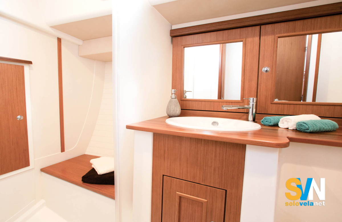 Uno dei bagni del Moody 41 AC