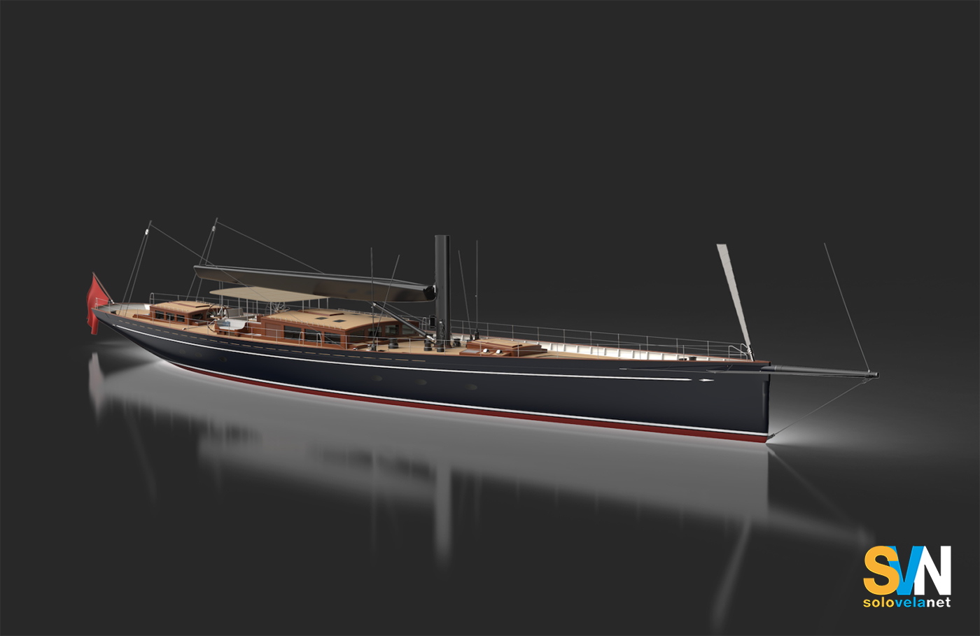 Vitters Project SY 07, il 53 metri tra vela moderna e richiami classici