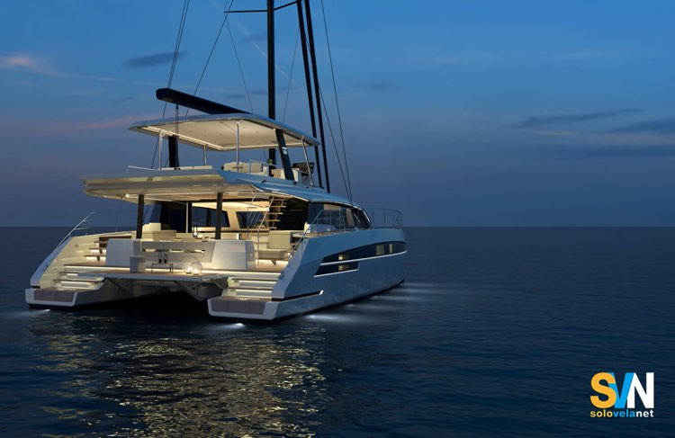 Il Simbad 55 in una ambientazione notturna