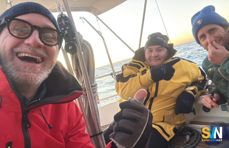 Da sinistra, l'autore dell'articolo, Alessandro Donati, al centro, l'amico Angelo e a destra, il fratello di Alessandro, Giacomo