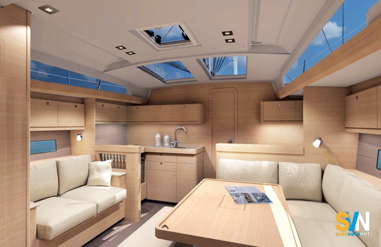 La dinette del Dufour 460