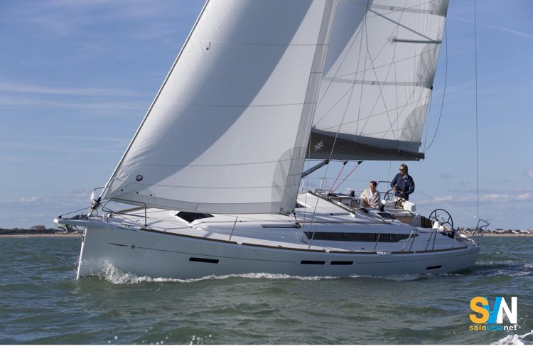 Il Sun Odyssey 419 in navigazione di bolina