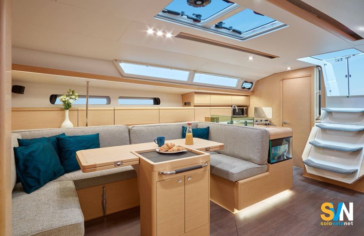 Il Sun Odyssey 449 e la sua dinette