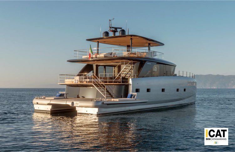 Il BGM 75 della Blugame, il marchio produce sia monoscafi che catamarani