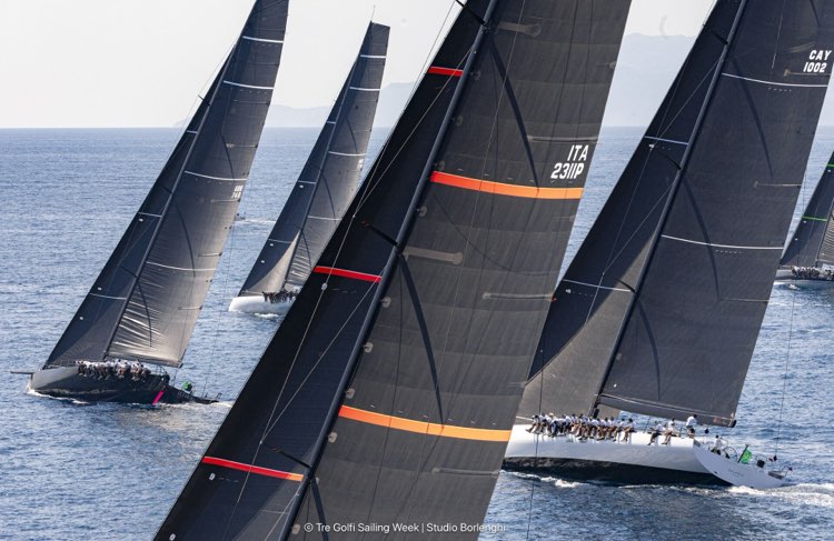 La flotta dell’IMA Maxi European Championship a Soorento