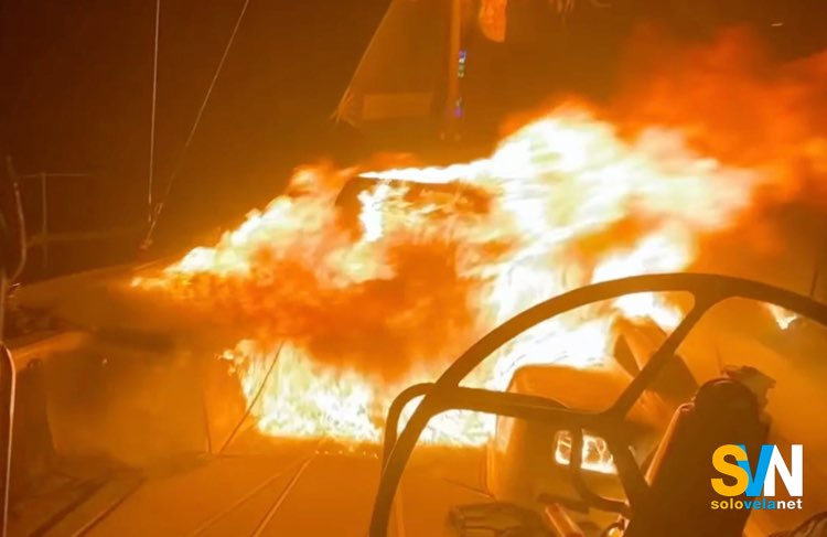 L'incendio un pericolo a bordo