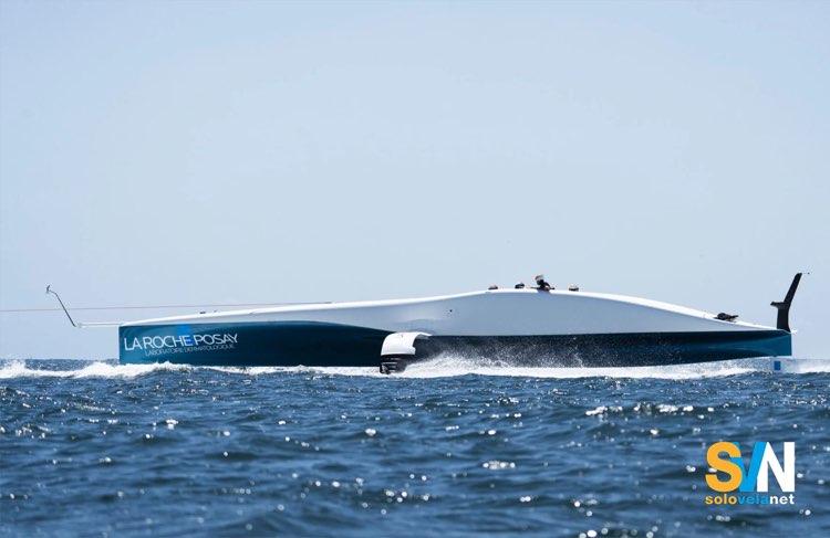 L’AC75 francese torna in acqua a Lorient