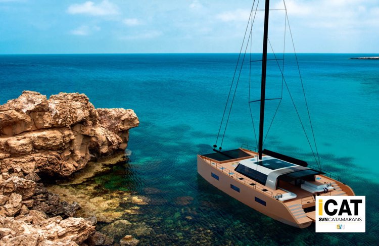 Il Vaan R8, catamarano di un cantiere non molto conosciuto, ma che sembra realizzare barche di grande qualità