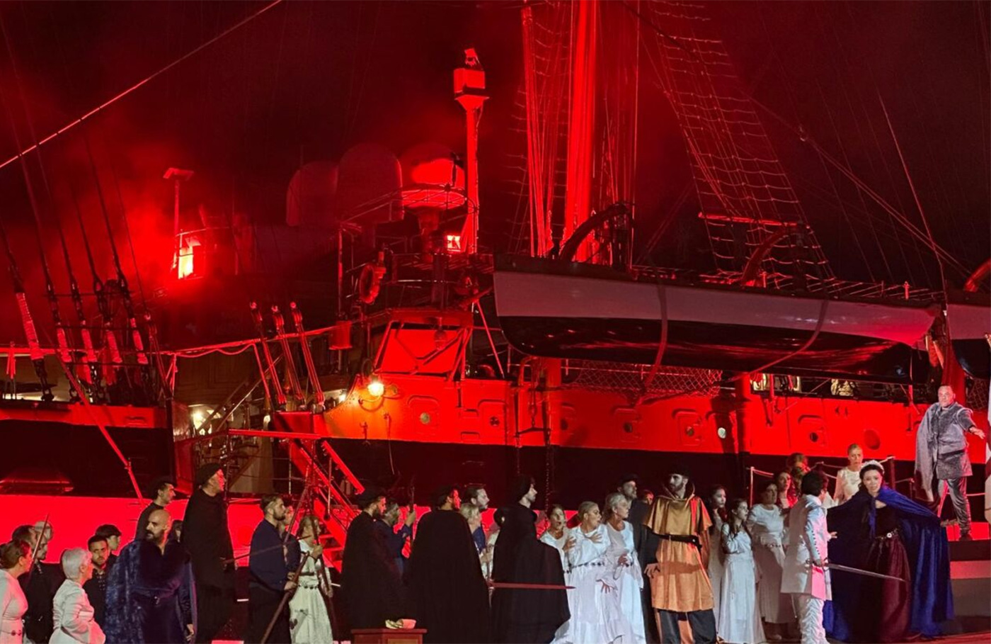 Amerigo Vespucci e la lirica: alla Spezia il veliero diventa teatro per Verdi