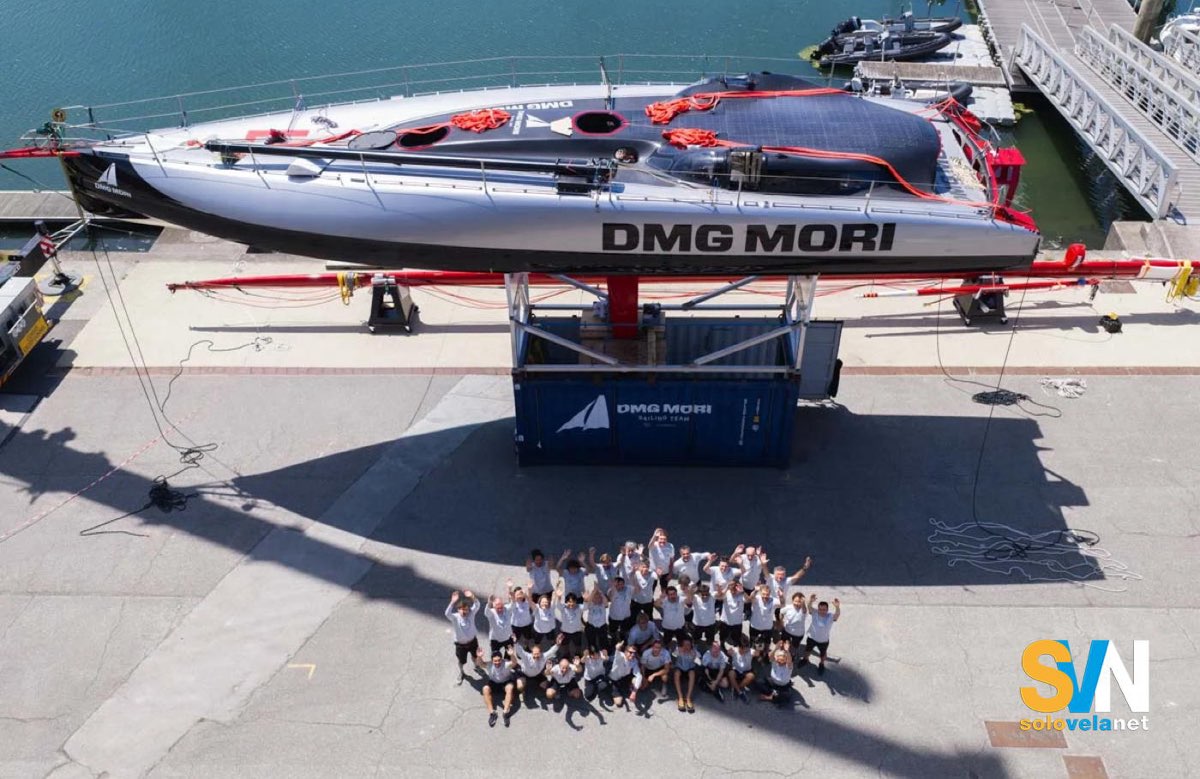 Il DMG MORI appena uscito dal cantiere