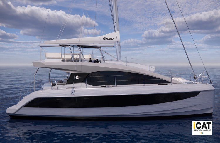 Il nuovo modello di Aquila, l'Aquila 45 Sail, catamarans segna l'ingresso nel mondo della vela
