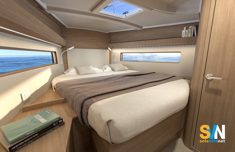 Oceanis 42 - la cabina armatoriale
