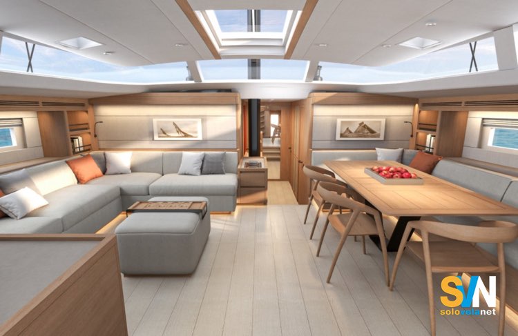 Il rendering della dientte del Grand Soleil Plus 80LC