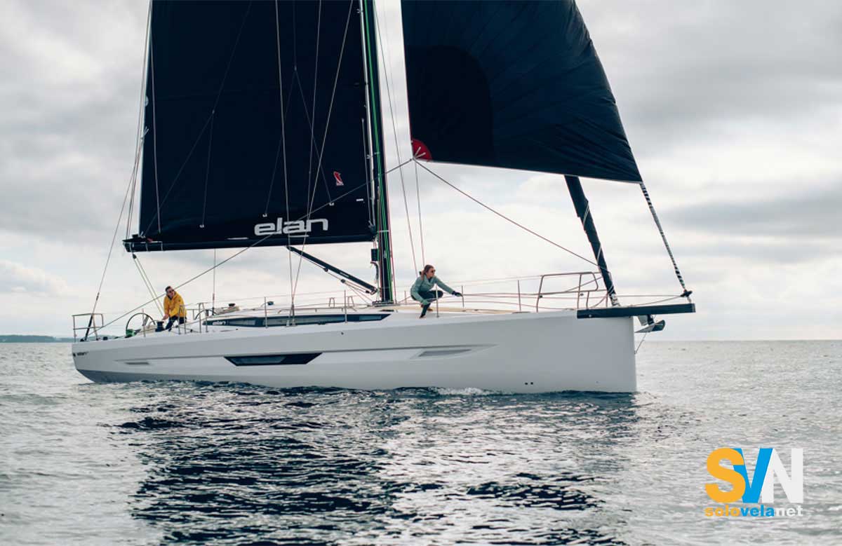 E6 del cantiere Elan Yachs, la prova in mare