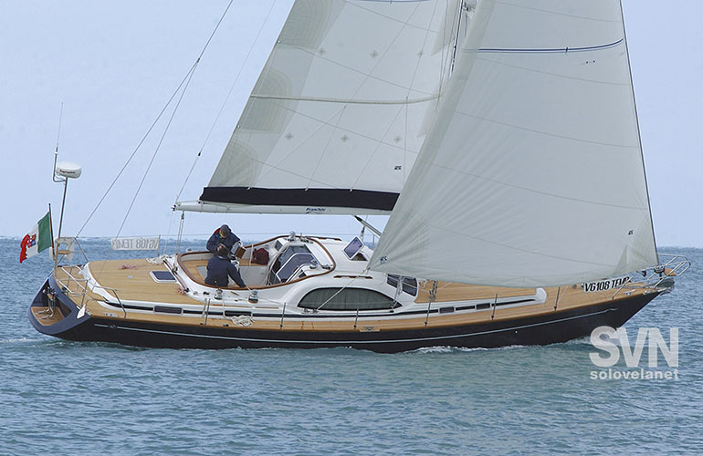 Franchini 47L, in navigazione durante la prova in mare
