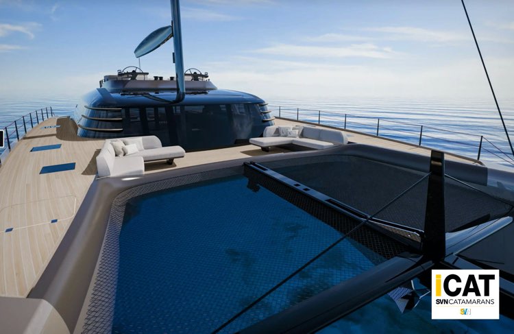 Advanced AC72: Dalla lunghezza delle reti e la profondità delle derive si capisce che la barca ambisce a navigazioni di altura veloci