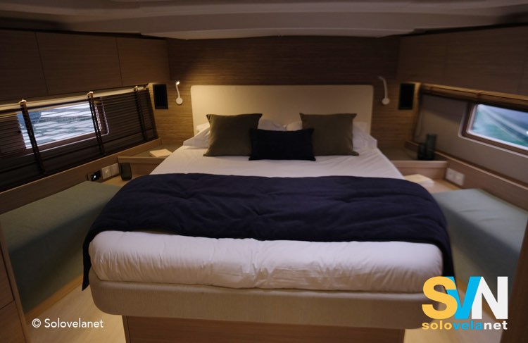 Oceanis 52: nla bacina di prua è quella che colpisce di più per le sue dimensioni