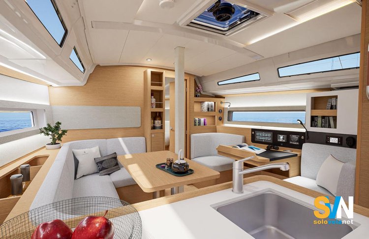 Sun Odyssey 385 - la dinette