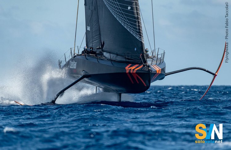 SuperNikka, il Mini Maxi Vismara Mills 62 di Roberto Lacorte, protagonista assoluto delle regate mediterranee con numerosi successi alla Maxi Yacht Rolex Cup.