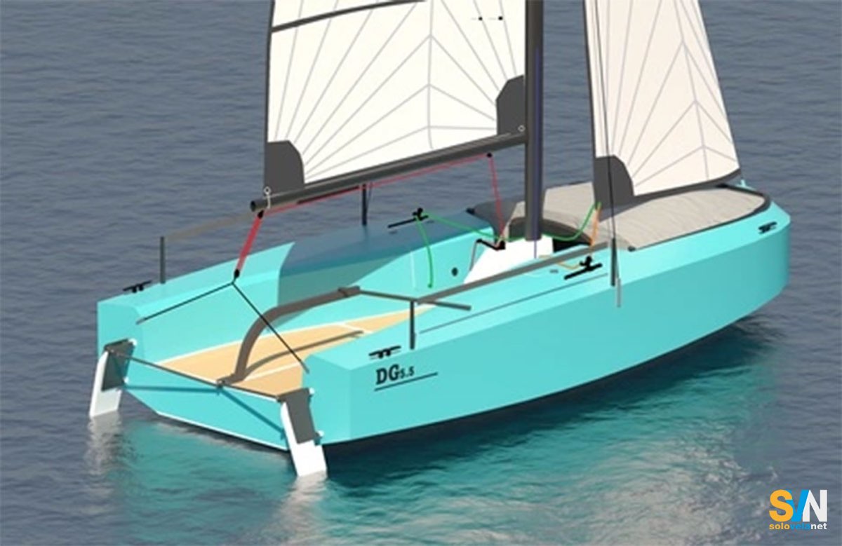 DG 5.5, il rendering della barca