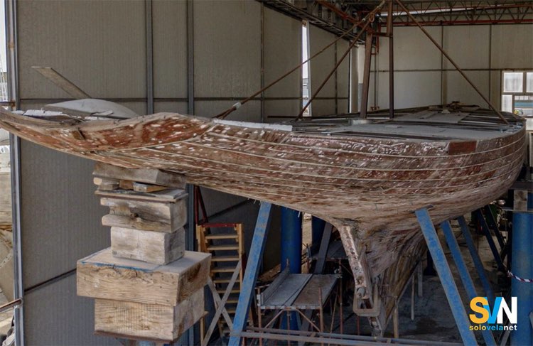 Joyette, imbarcazione di 27,15 metri del 1907, sarà completamente restaurata dai maestri d'ascia del Cantiere Navale Postiglione a Bacoli