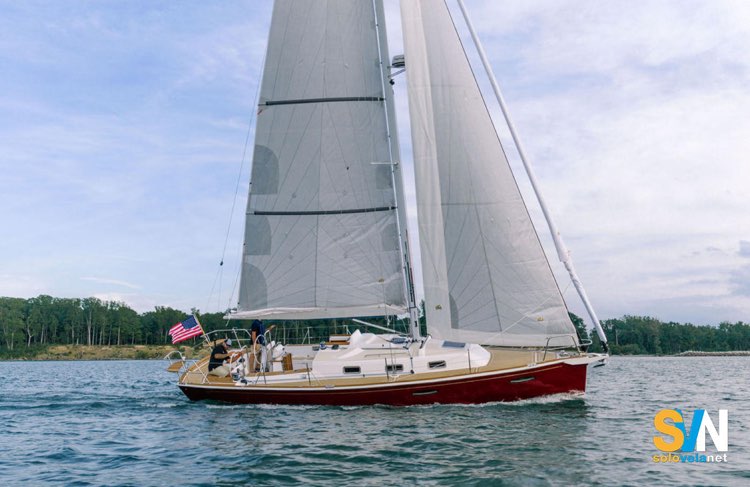 Il Tartan 34 in navigazione di bolina