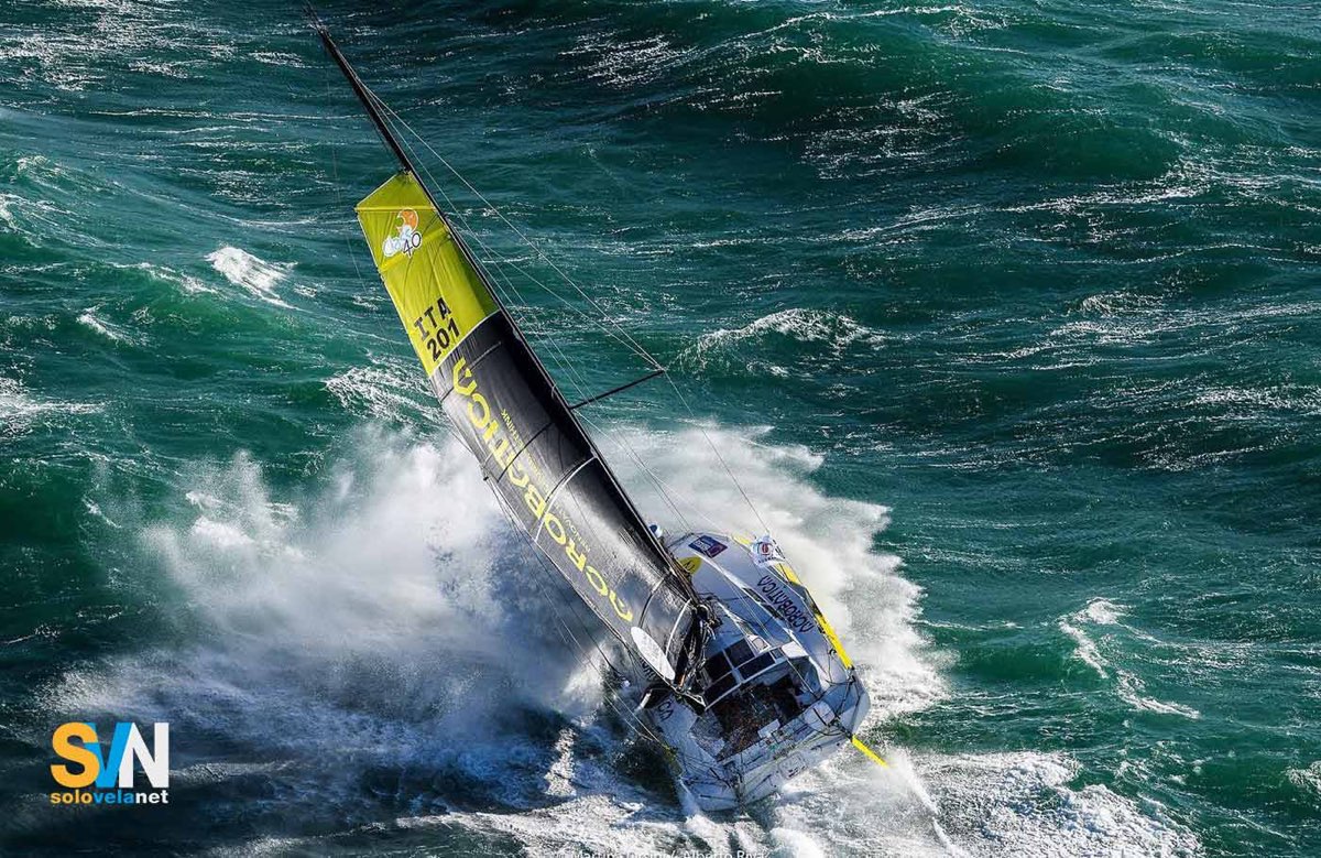 Acrobatica Alberto Riva e Jean Marre co-skipper