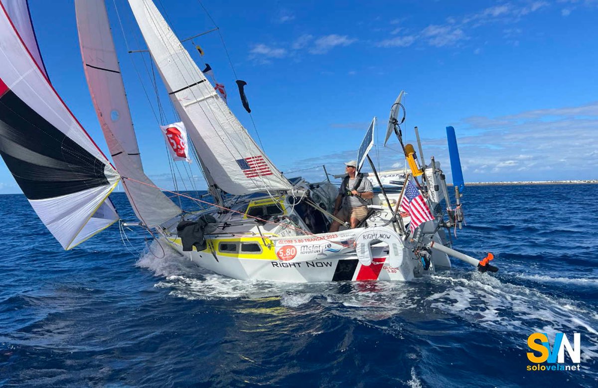 Jack Johnson, il vincitore della Globe 5.80 Transat del 2023