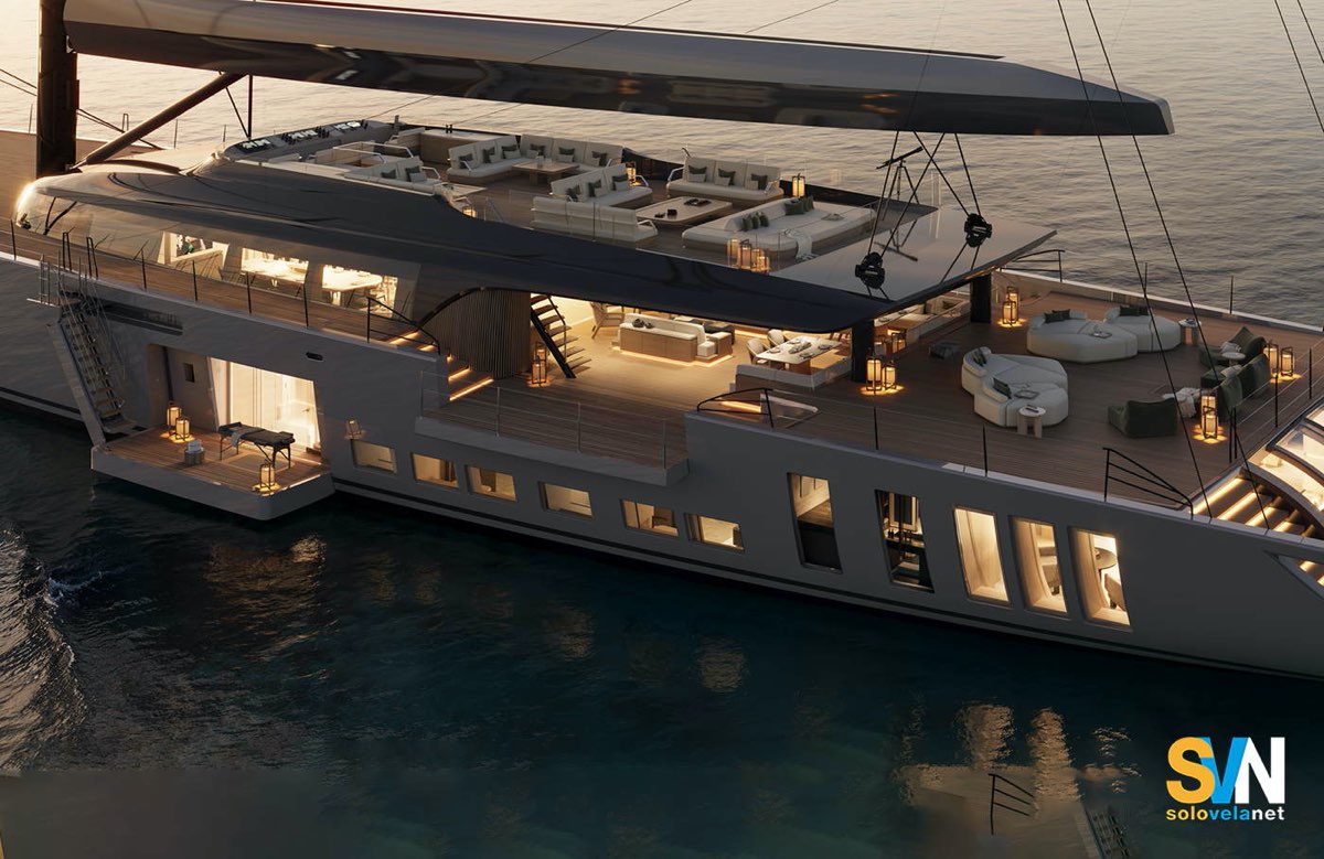 Royal Huisman, SKY, sarà uno dei più grandi superyacht a vela sloop mai costruiti.