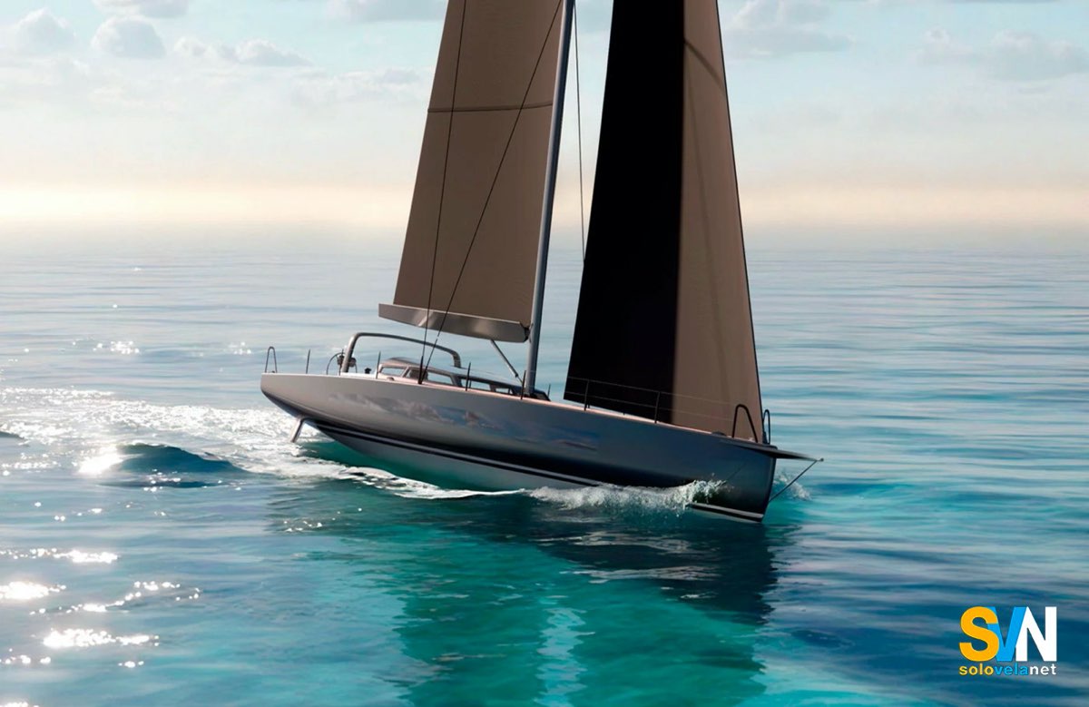 Elan SIxty Five, scafo molto filante, prua stretta e ampio svaso a poppa