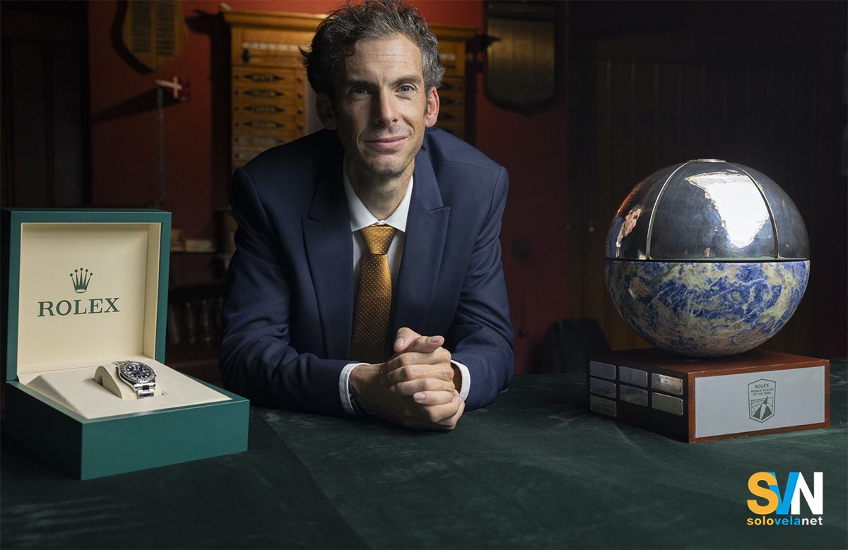 Charlie Dalin e Justine Mettraux vincono il World Sailing 2025. Nella foto Charlie Dalin, vincitore della Vendée Globe 2024-2025