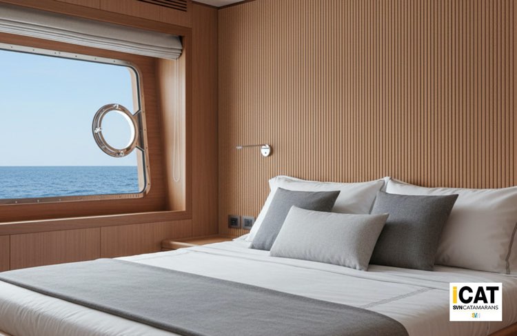 Qui Cork Mood è stato usato per ricoprire la parete della cabina ottenendo così anche. un importante effetto di insonorizzazione