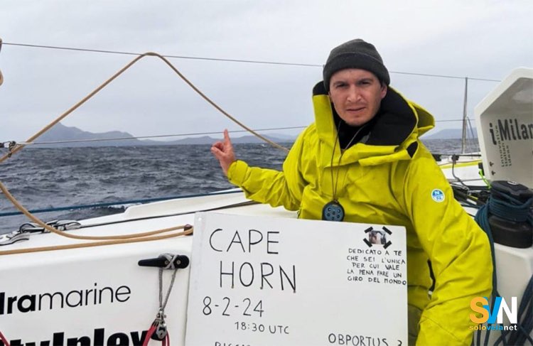 Riccardo Tosetto, ha completato la Golobal Solo Challenge 2023/24