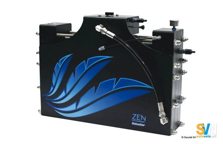 Uno ZEN 100 della Schenker, produce 100 litri ora e può lavorare anche con a 12V