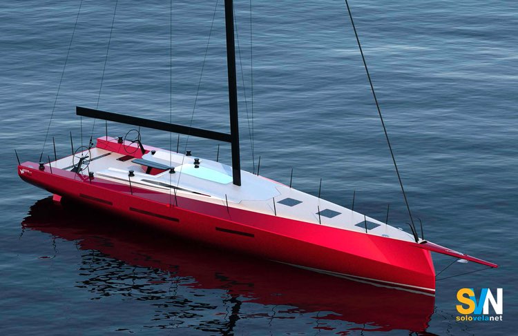 Il nuovo NEO 620 Roma sarà una barca tutta in carbonio con un rapporto di zavorra al 48% del peso dello scafo