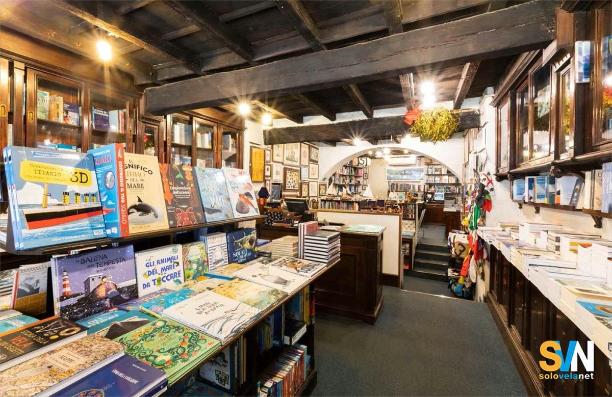 La Libreria del Mare di MIlano, uno dei luoghi sacri della letteratura di vela in Italia