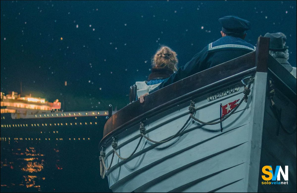 Titanic Sinks Tonight, le scialuppe si allonanano verso l'ignoto. Intonro a loro solo Iceberg