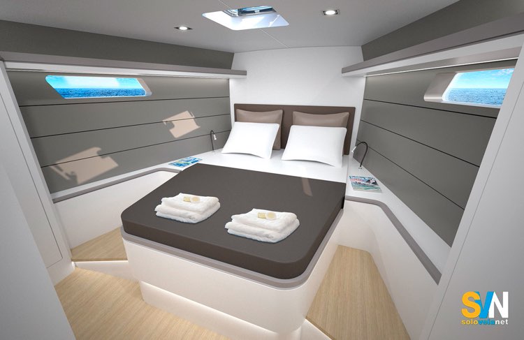 Cigale 15 QR, la cabina armatoriale