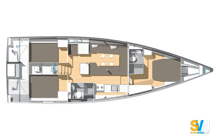 Cigale 15 QR, la planimetria