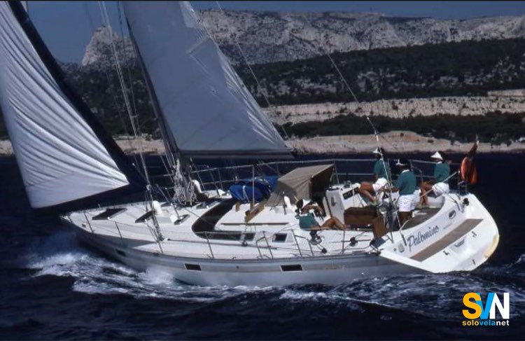 L'Oceanis 350 prodotto nella seconda parte delgi anni '80
