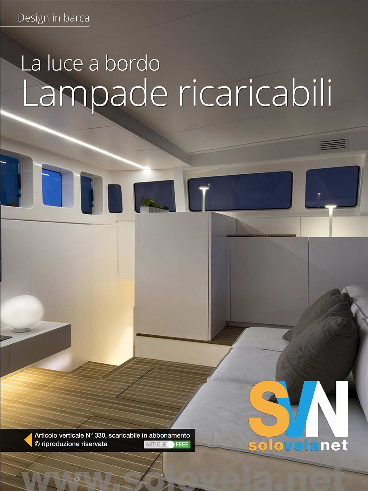Illuminazione a bordo: ecco le lampade ricaricabili per illuminare la tua barca con stile