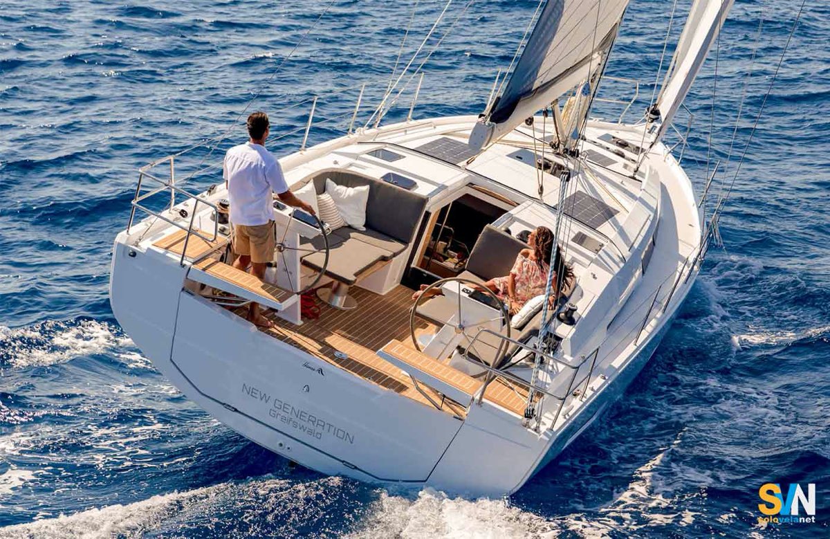 Ilnuovo Hanse 410 visto di poppa