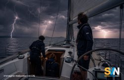 Cosa fare quando navighiamo a vela e il cielo minaccia fulmini