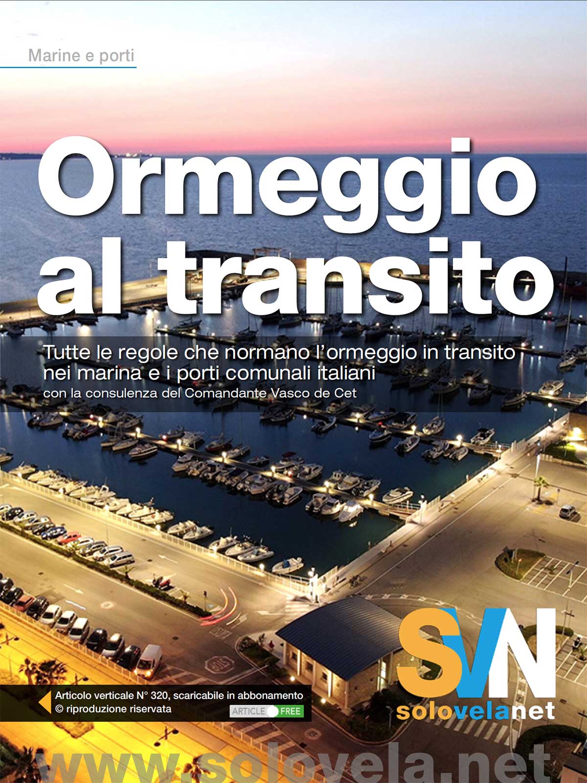 Come funziona l'ormeggio al transito