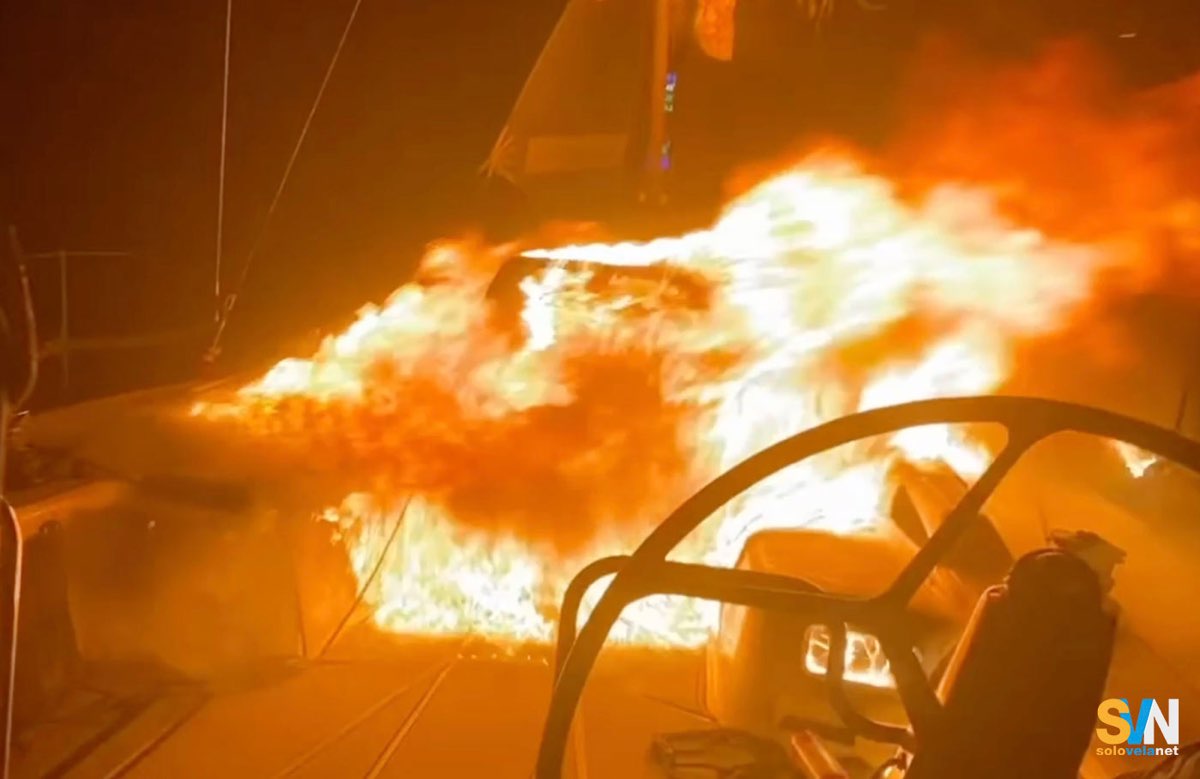 Incendio a bordo di una barca a vela: una delle emergenze più gravi e difficili da gestire in mare