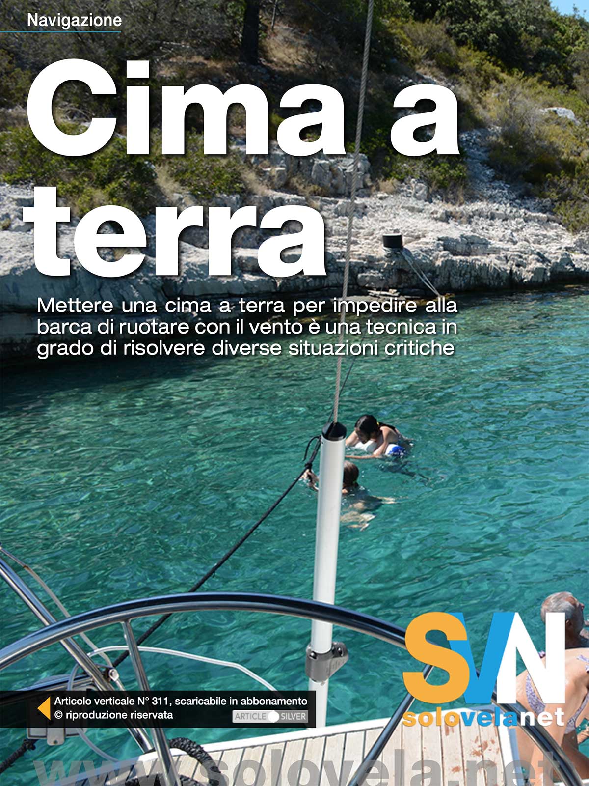 Come e quando mettere le cime a terra in fase di ormeggio