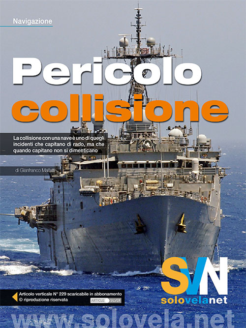 Pericolo collisione in navigazione, come evitarlo