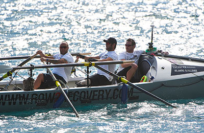 L'equipaggio Row2Recovery in allenamento