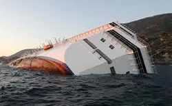 Naufragio Concordia: il Giglio protesta