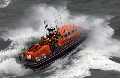 RNLI motovedetta in mare